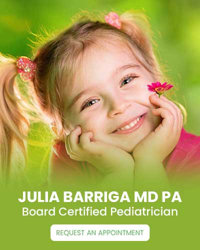 Julia Barriga M.D. P.A. Board Certified Pediatric Clinic Located in Tampa, FL