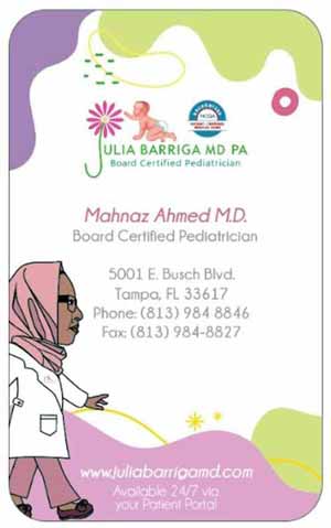 Mahnaz Ahmed M.D. at Julia Barriga 