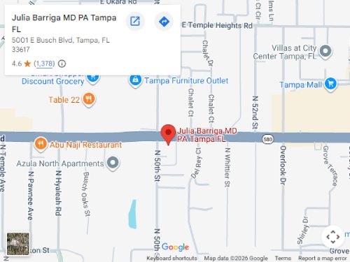 Get Directions to Julia Barriga M.D. P.A Get Directions to Julia Barriga M.D. P.A